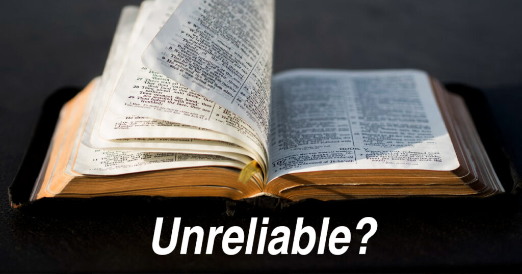 Bible with pages turning